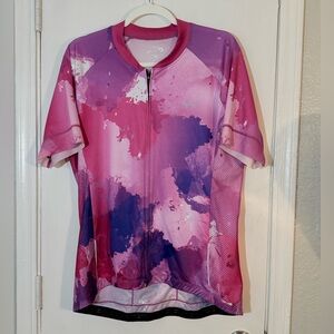 Baleaf Pink and Purple Cycling Jersey Size 2XL